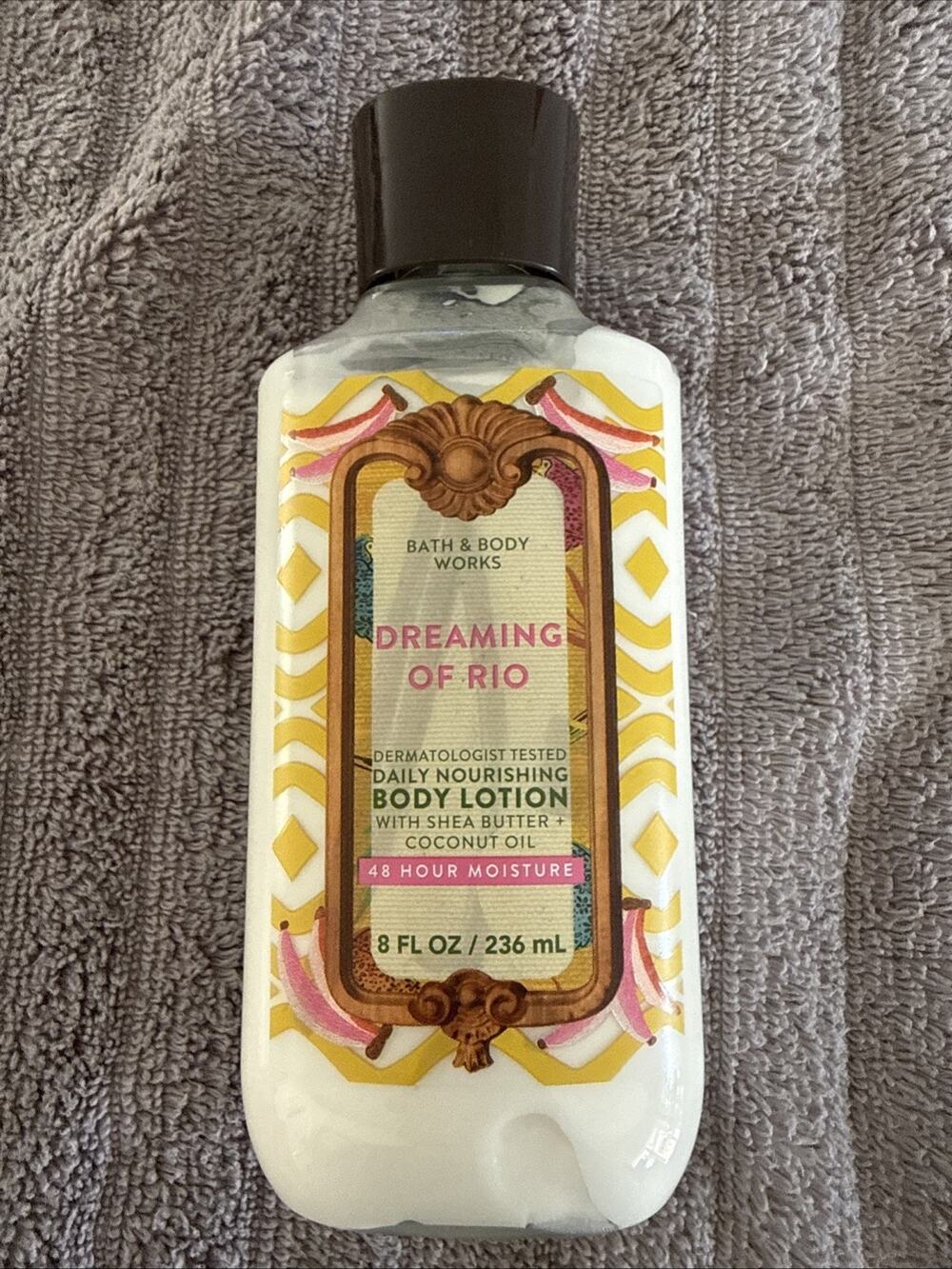 Bath & Body Works Dreaming of Rio Banana Gardenia Daily Body Lotion 8 Oz
